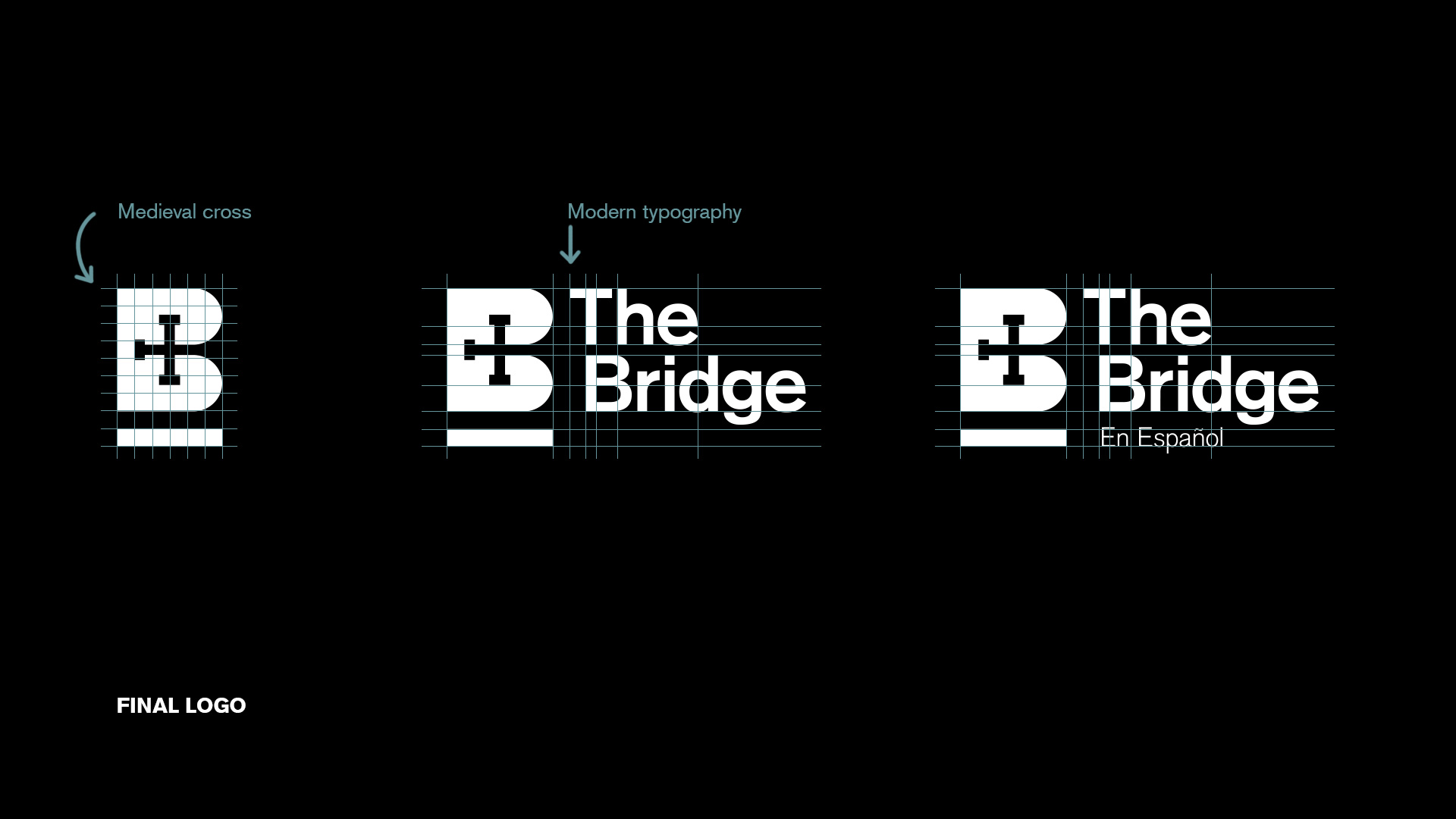 a refined version of the bridge logo
