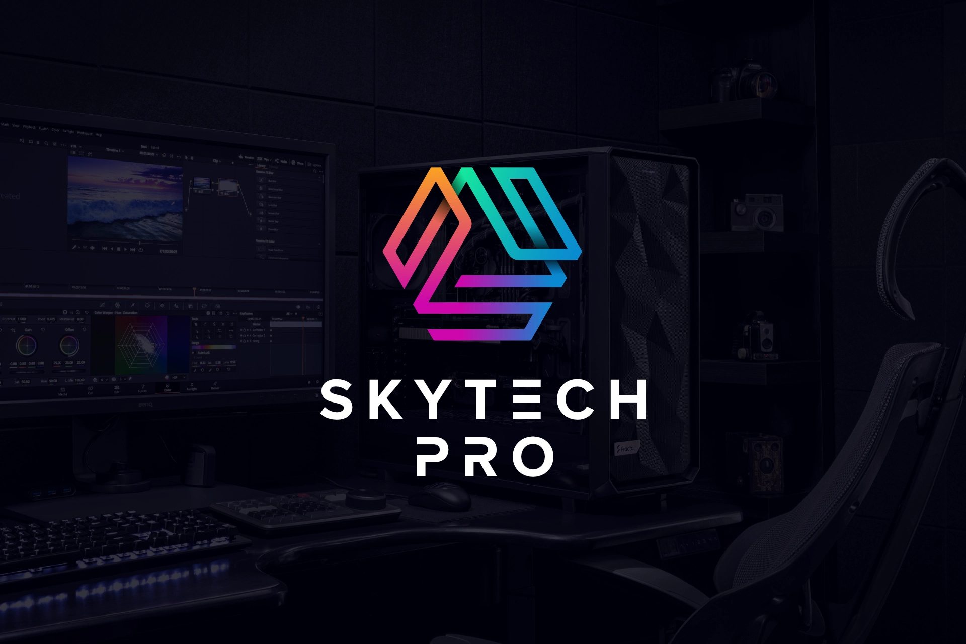 Skytech Pro Website Design & Identity Design